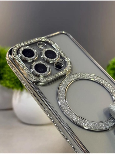 Чехол R-CES для Apple iPhone 14 Pro Max серебристый