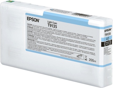 Epson C13T913500 без чипа голубой (cyan)