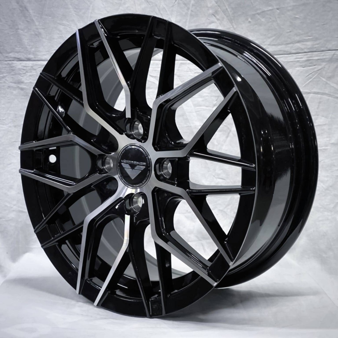 Wheels 1433 6x14/4x100 D67.1 ET35 4 диска черный, серебристый