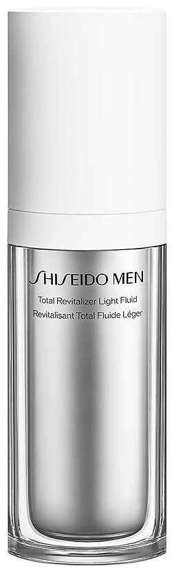 Shiseido флюид Комплексный омолаживающий флюид для лица Men Total Revitalizer Light Fluid для лица 70 мл