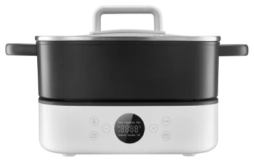 Мультиварка Xiaomi Multifunctional Hot Pot Cooker белый, черный