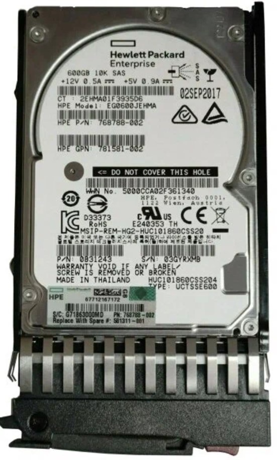 HDD HP 768788-002 600 Гб