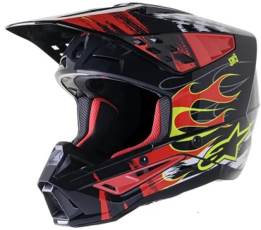 Alpinestars Supertech M5 Rash черный глянцевый, красный M