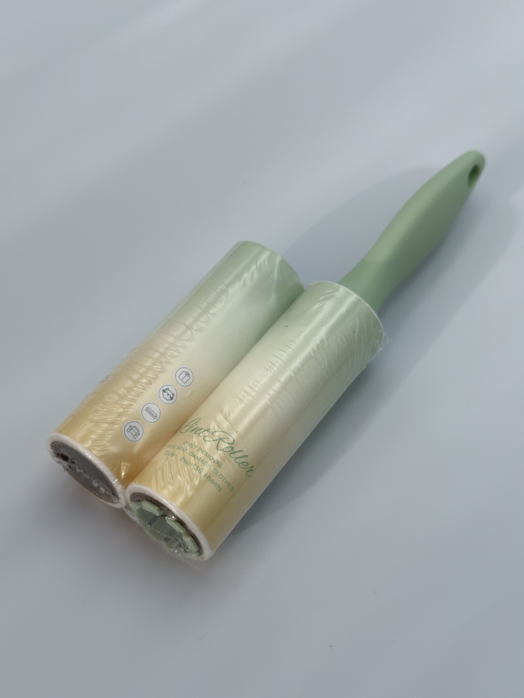 Ролик Lint Roller зеленый, серый, белый