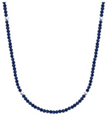Колье Diamant 94-370-01855-2 длина 36 см вес 2.93 г серебро, шпинель