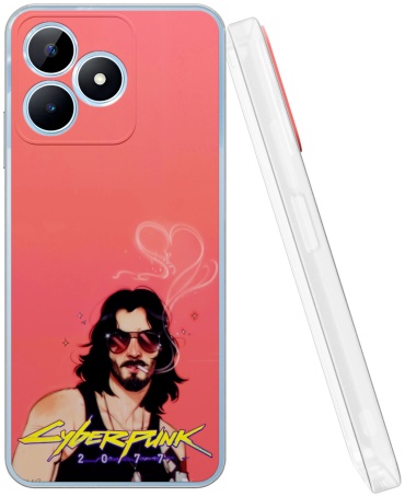 Чехол Mcover для Realme C53, C51, Realme Note 50 рисунок