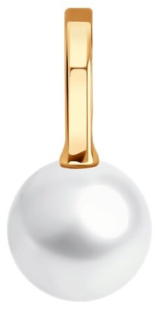 Подвеска Diamant 51-330-02843-1 вес 0.4 г золото, жемчуг