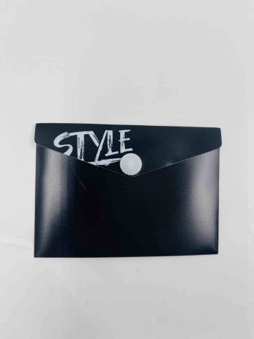 Папка-конверт Феникс Style, А7, черный