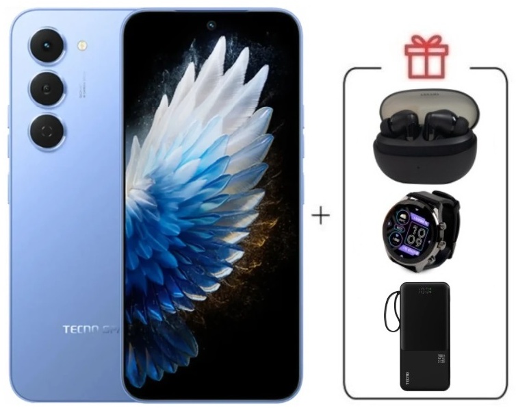 Смартфон TECNO SPARK 40 Pro 8 ГБ/256 ГБ голубой + подарок