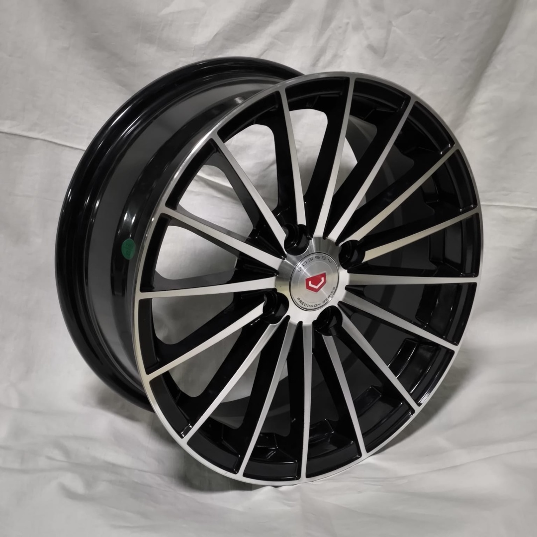 Wheels 105 6.5x15/4x98 D58.6 ET35 4 диска черный, серебристый