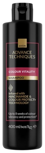 Avon Advance Techniques Colour Vitality Niacinamide шампунь 400 мл