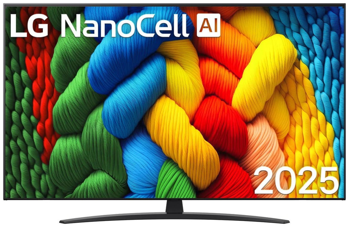 Телевизор LG 55NANO81A6A 140 см черный