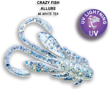 Мягкая приманка Crazy Fish Силиконовая приманка Crazy Fish Allure 1,6 / 23-40-40-6 / 8 шт