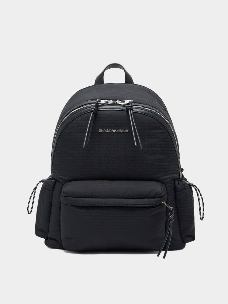Рюкзак Emporio Armani полиамид черный