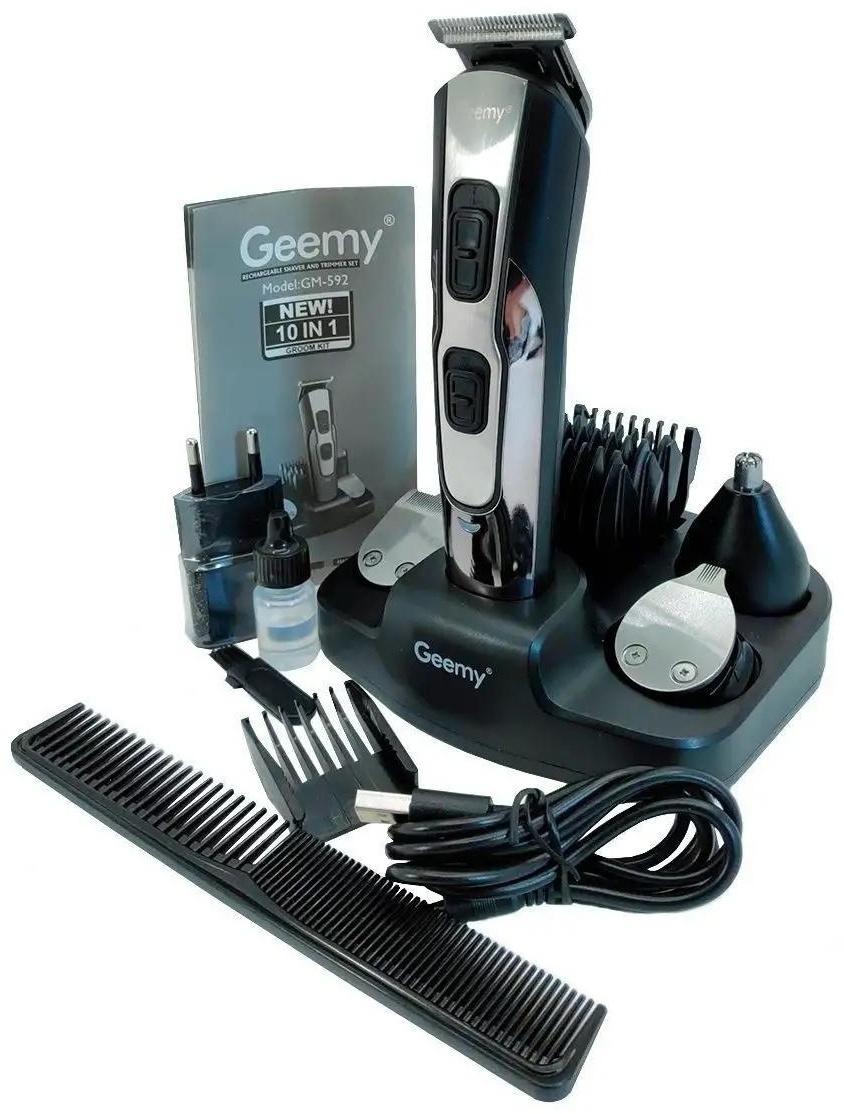 Geemy набор для стрижки GM-592 черный
