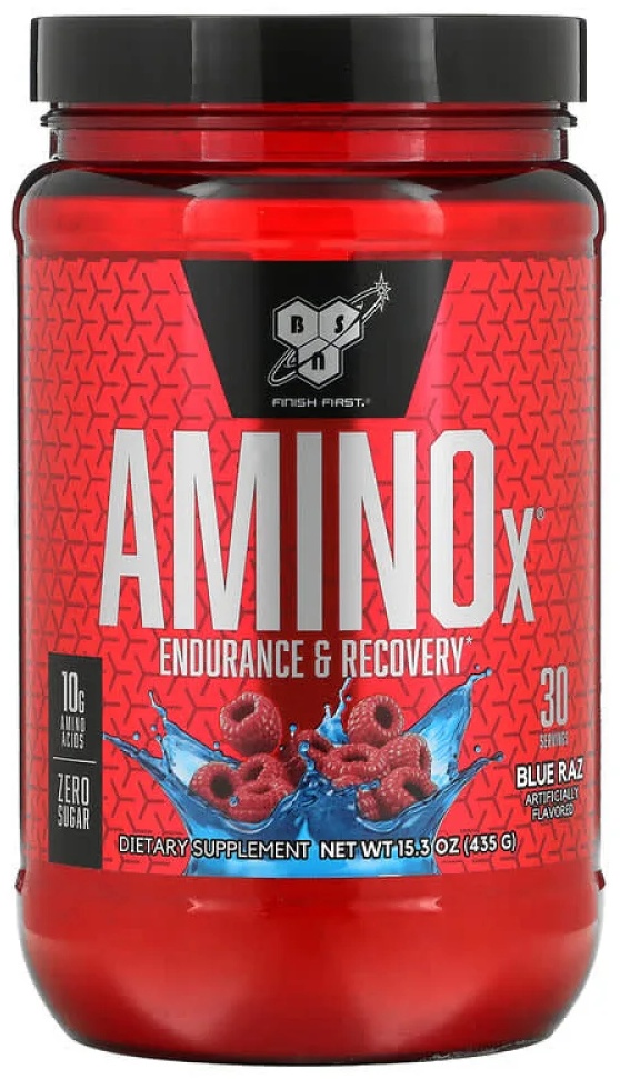 Аминокислотный комплекс BSN BSN Amino X голубая малина 435 г