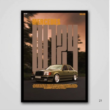 Картина Mercedes 21x29.7 см