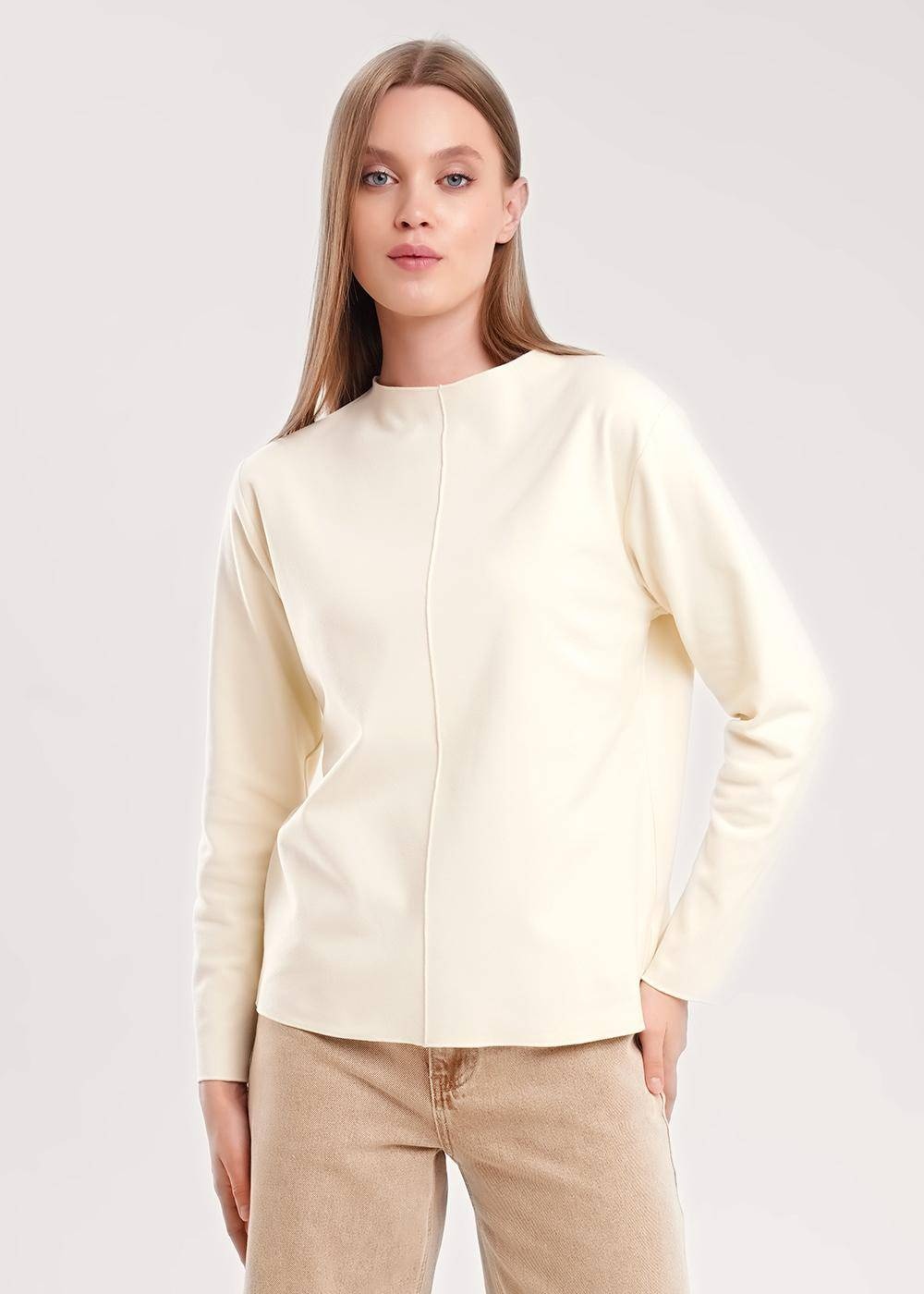 Джемпер CLEVER WEAR молочный