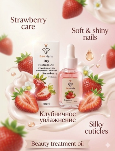 OG Nails масло Strawberry 30 мл