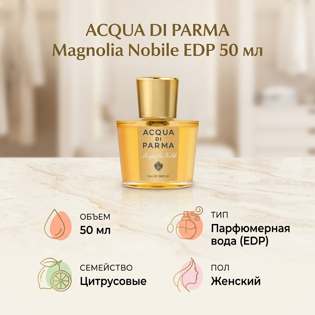 ACQUA DI PARMA Magnolia Nobile парфюмерная вода EDP 50 мл, для женщин