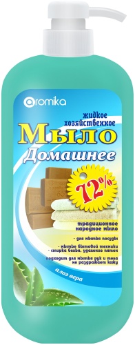 Мыло хозяйственное Аромика домашнее жидкое 1,1 л