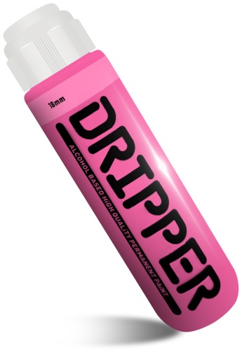 Сквизер Dope dripper paint 18mm / 45ml pink fluor