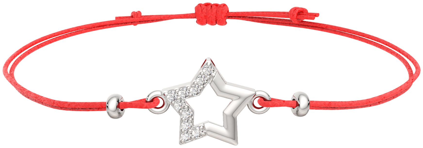 Lucente Silver BRA-LU-925-7394096-18 длина 18 см, вес 1.01 г серебро, плетение отсутствует