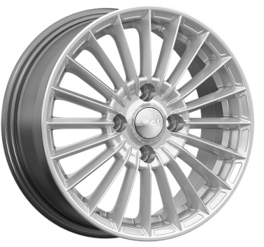 SKAD ВЕРИТАС 5.5x14/4x100 D67.1 ET35 1 диск серебристый