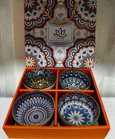 Пиала 4 шт, 200 мл, керамика