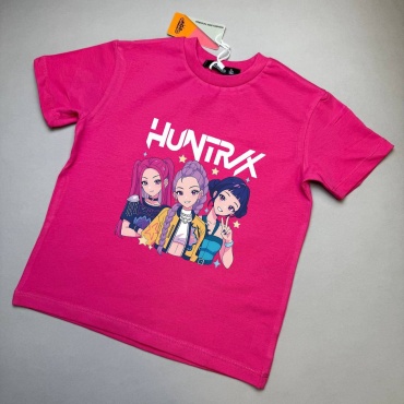 Футболка Kpop Demon Hunters Alisu kids рисунок розовый