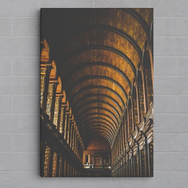 Картина Библиотека Ирландия 60x90 см