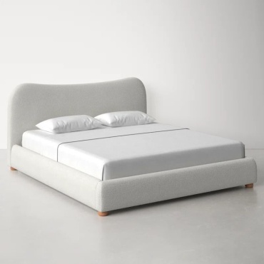 Кровать NC comfort Chester 200x200 двуспальная, 200x200 см (с матрасом, подъёмный механизм) белый, мультиколор