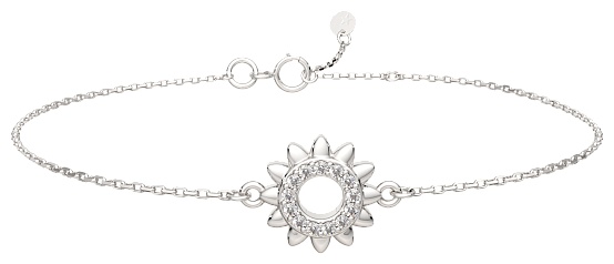 Lucente Silver ZO-0640092_18 длина 18 см, вес 1.46 г серебро, плетение фантазийное