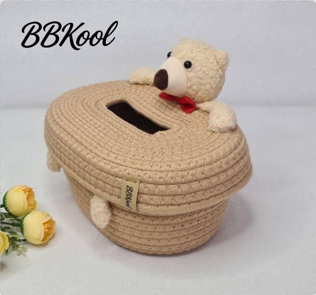 BBKooL корзина универсальная 23x17x11 см, текстиль, джут