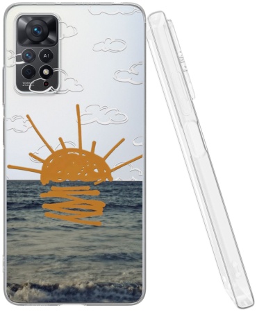 Чехол Mcover для Redmi Redmi Note 11 Pro, Redmi Note 12 Pro рисунок
