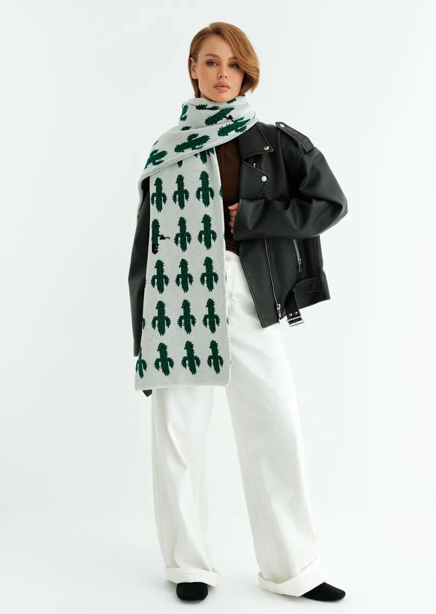 Палантин Knitman хлопок 200 x 30 см