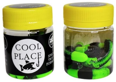 Мягкая приманка Cool Place CPSBK0016 7 шт 65 мм ЧЕРНО-ЗЕЛЁНЫЙ
