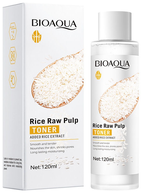 Bioaqua тонер Rice Raw Pulp 120 мл