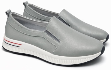Слипоны FASHION серый