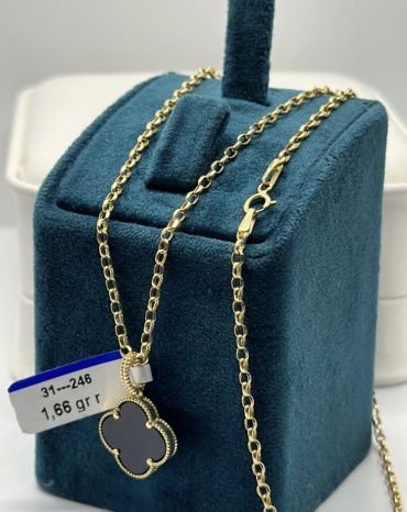 Italian Gold 063211 длина 55 см, вес 4 г золото, плетение шопард