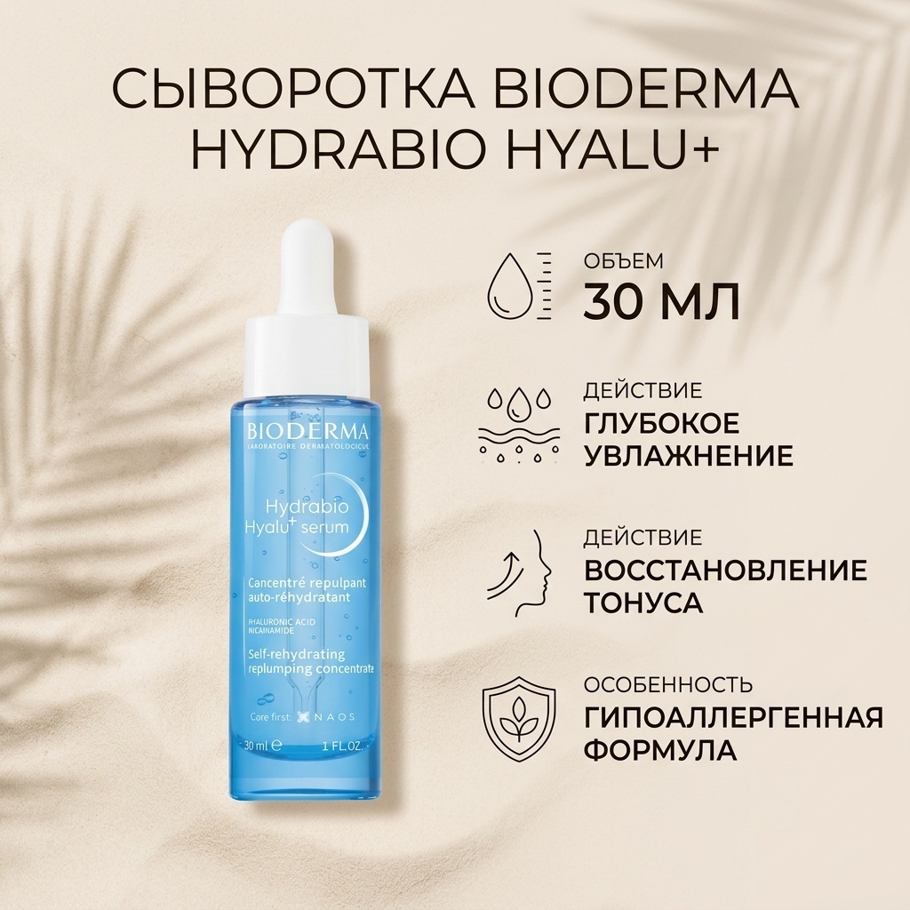 Bioderma сыворотка Bioderma Hydrabio Serum для лица 30 мл