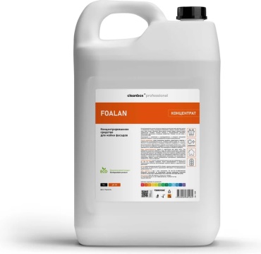 Жидкое средство Cleanbox Концентрированное средство для мойки фасадов FOALAN 5000 мл 5.1 кг