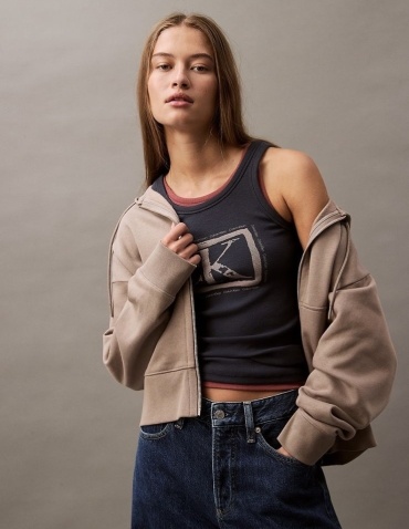 Худи Calvin Klein капучино