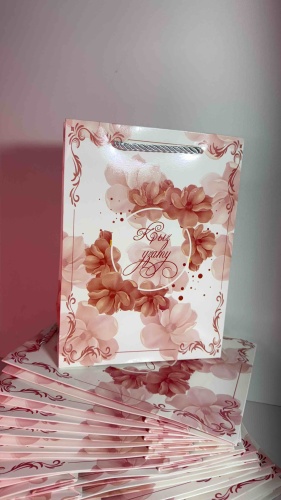Набор подарочных пакетов ToyBestStar 12 шт ламинированный картон 18х24 см