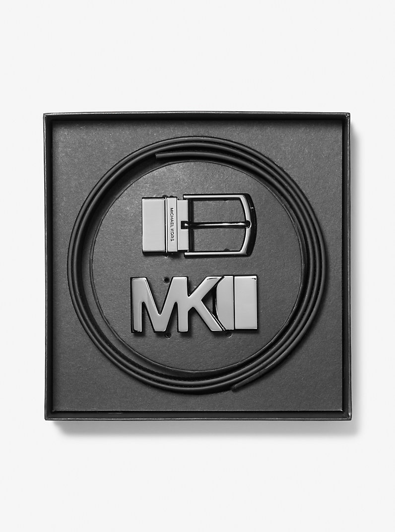 Ремень Michael Kors полиуретан 132 см черный, коричневый