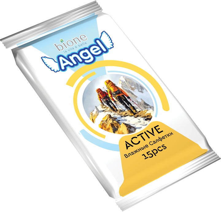 Влажные салфетки Bione Bione Angel 15 шт 15 шт