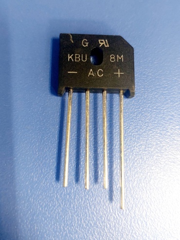 Диодный мост однофазный GBU8M 8A 1000V, 1 шт