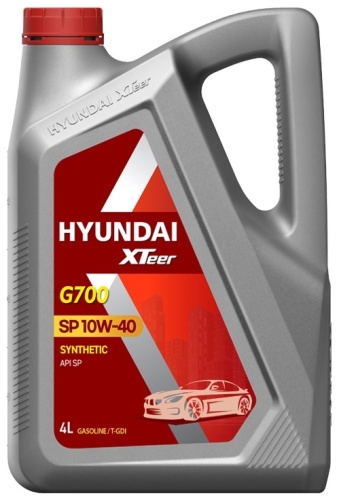 Синтетическое Hyundai XTeer Gasoline G700 10W-40 4 л