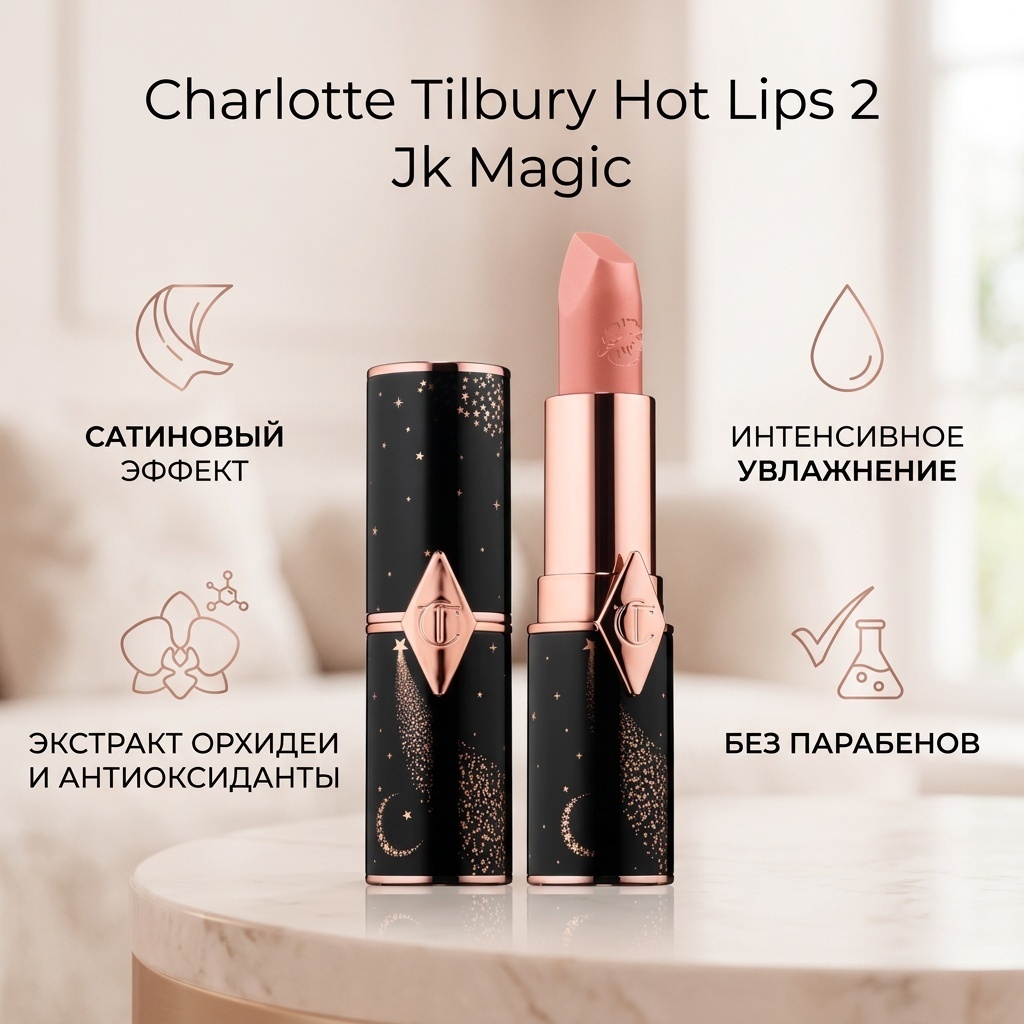 Charlotte Tilbury Hot Lips 2 Lipstick помада Jk Magic