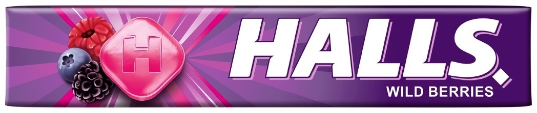 Конфеты леденцы Halls лесная ягода 33 г